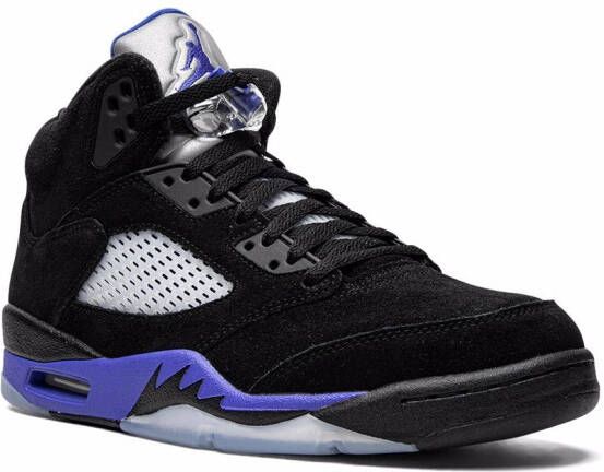 Jordan Air 5 Retro 'Racer Blue' sneakers Zwart