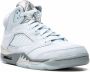 Jordan Air 5 Retro sneakers dames rubber leer Stof 5.5 Blauw - Thumbnail 2