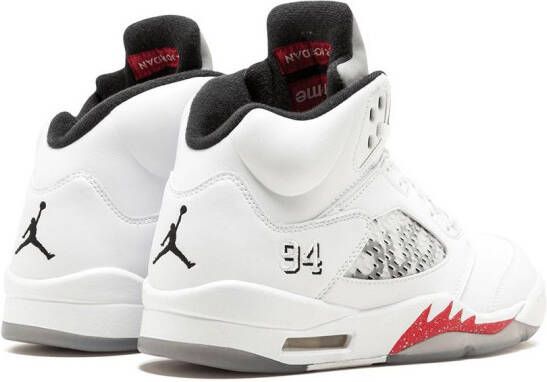 Jordan Air 5 Retro Supreme sneakers Wit