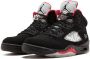 Jordan Air 5 Retro Supreme sneakers nubuckleerrubber nubuckleer 8.5 Zwart - Thumbnail 2