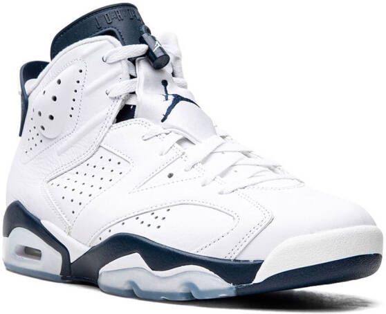 Jordan Air 6 Retro 'Midnight Navy 2022' sneakers Wit