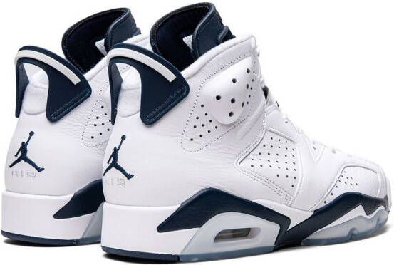 Jordan Air 6 Retro 'Midnight Navy 2022' sneakers Wit