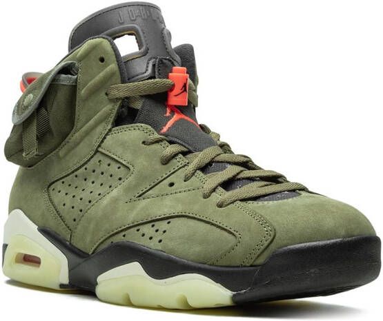 Jordan Air 6 Travis Scott sneakers Groen Schoenen