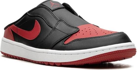 Jordan Air leren muiltjes Rood