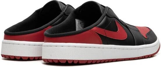 Jordan Air leren muiltjes Rood