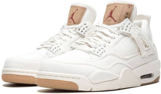 Jordan Air Retro 4 sneakers Wit