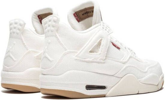 Jordan Air Retro 4 sneakers Wit