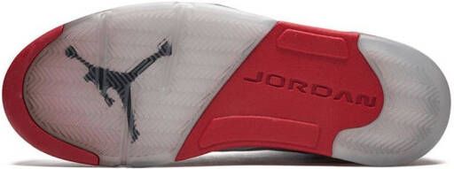 Jordan Air Retro 5 high top sneakers Wit