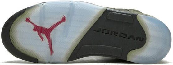 Jordan Air Retro 5 sneakers Groen
