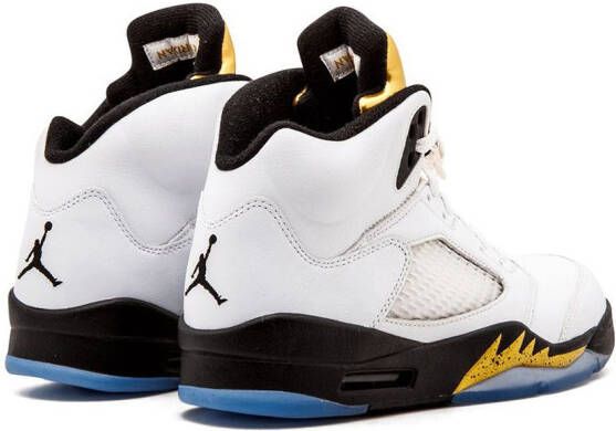 Jordan Air Retro 5 sneakers Wit