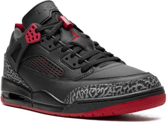 Jordan Air 1 Spizike Low "Bred" sneakers Zwart