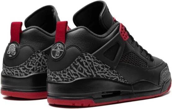 Jordan Air 1 Spizike Low "Bred" sneakers Zwart