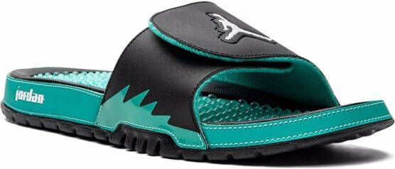 Jordan Hydro V Retro slippers Zwart