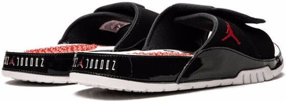 Jordan Hydro XI Retro "Bred" slippers Zwart