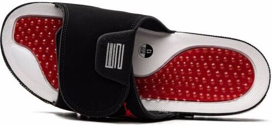 Jordan Hydro XI Retro "Bred" slippers Zwart