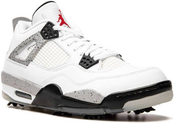 Jordan IV golf sneakers Wit