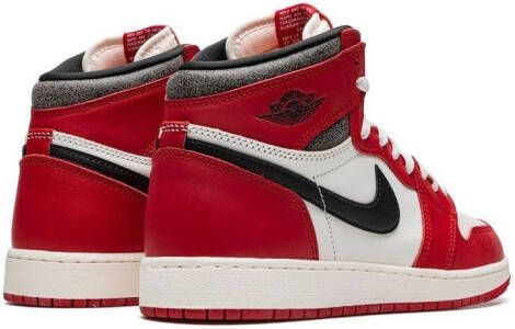 Jordan Kids "Air Jordan 1 Chicago Lost & Found sneakers " Rood