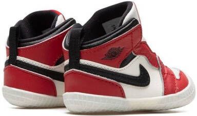 Jordan Kids Air Jordan 1 Crib enkellaarzen Wit