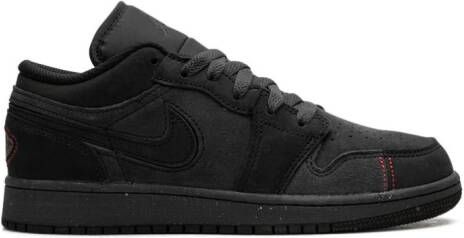 Jordan Kids Air Jordan 1 "Dark Smoke Grey" sneakers Zwart