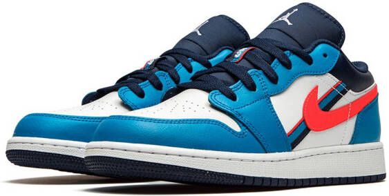 Jordan Kids Air Jordan 1 GS low-top sneakers Wit