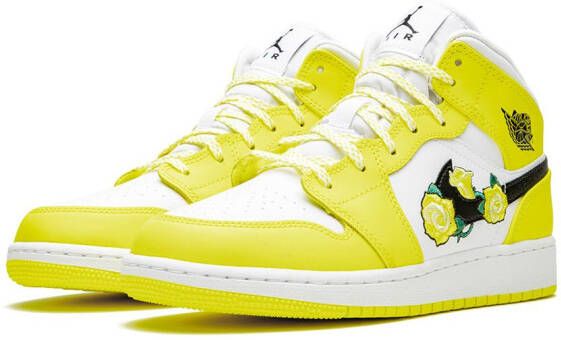 Jordan Kids Air Jordan 1 GS sneakers Geel