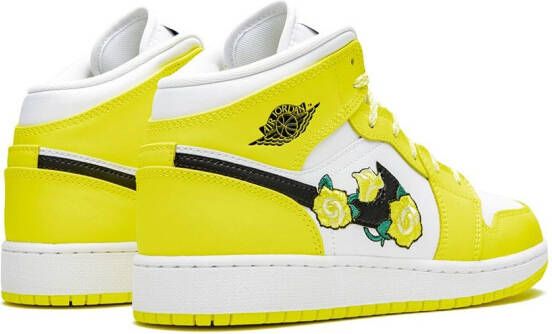 Jordan Kids Air Jordan 1 GS sneakers Geel