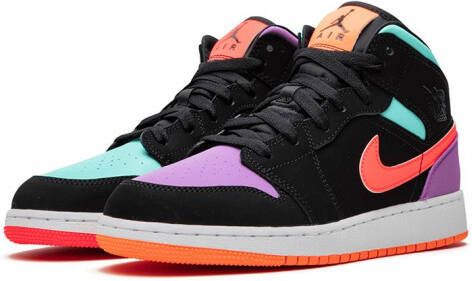 Jordan Kids Air Jordan 1 GS sneakers Zwart