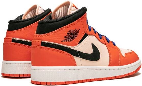 Jordan Kids Air Jordan 1 halfhoge SE (GS) sneakers Oranje