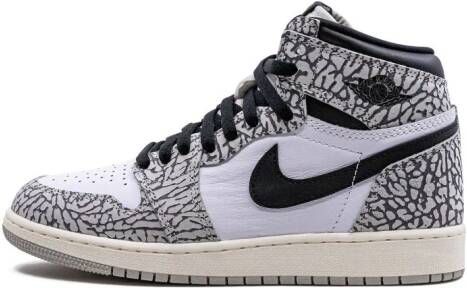Jordan Kids "Air Jordan 1 High GS Elephant Print sneakers" Grijs