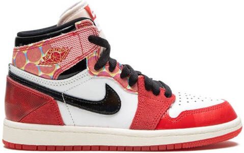 Jordan Kids x Spider-Man Across the Spider-Verse Air Jordan 1 sneakers Rood