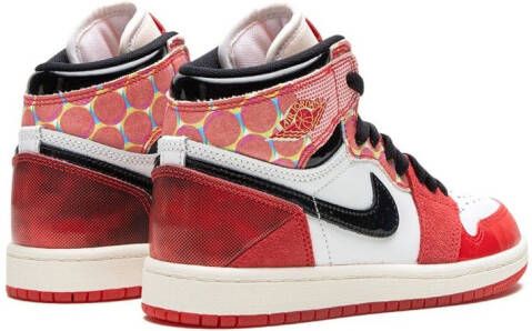 Jordan Kids x Spider-Man Across the Spider-Verse Air Jordan 1 sneakers Rood