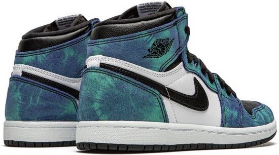 Jordan Kids Air Jordan 1 high-top sneakers Blauw