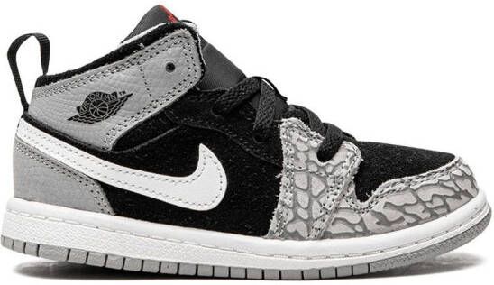 Jordan Kids Air Jordan 1 high-top sneakers Zwart