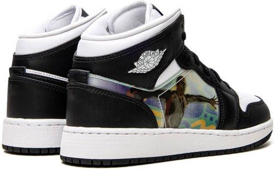 Jordan Kids Air Jordan 1 high-top sneakers Zwart