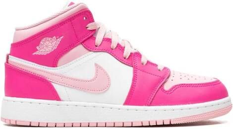 Jordan Kids "Air Jordan 1 Low Fierce Pink sneakers" Roze