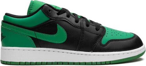 Jordan Kids "Air Jordan 1 Low Lucky Green sneakers" Zwart