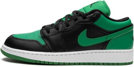 Jordan Kids "Air Jordan 1 Low Lucky Green sneakers" Zwart