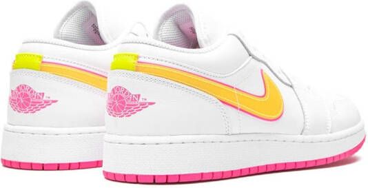 Jordan Kids Air Jordan 1 low-top sneakers Wit