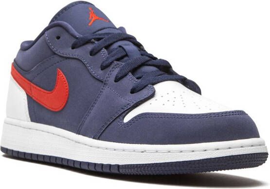 Jordan Kids Air Jordan 1 low-top sneakers Wit