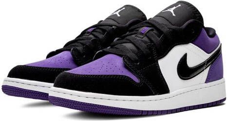 Jordan Kids Air Jordan 1 low-top sneakers Zwart