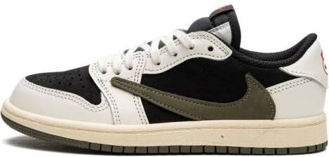 Jordan Kids Air Jordan 1 Low "Travis Scott Olive" sneakers Groen