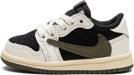 Jordan Kids Air Jordan 1 Low "Travis Scott Olive" sneakers Groen