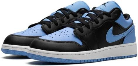 Jordan Kids "Air Jordan 1 Low University Blue sneakers" Zwart