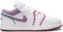 Jordan Kids "Air Jordan 1 Low White Light Bordeuax sneakers" Wit - Thumbnail 2