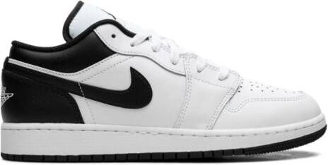 Jordan Kids Air Jordan 1 Low "White Black" sneakers Wit