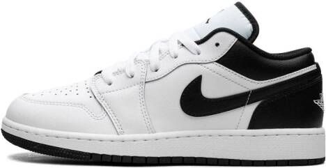 Jordan Kids Air Jordan 1 Low "White Black" sneakers Wit