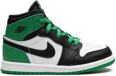 Jordan Kids "Air Jordan 1 Lucky Green sneakers" Groen