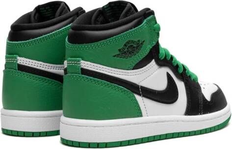 Jordan Kids "Air Jordan 1 Lucky Green sneakers" Zwart