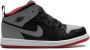 Jordan Kids Air Jordan 1 Mid "Black Ce t Grey-Fire Red-White" sneakers Zwart - Thumbnail 2