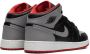 Jordan Kids Air Jordan 1 Mid "Black Grey Red" sneakers Zwart - Thumbnail 3